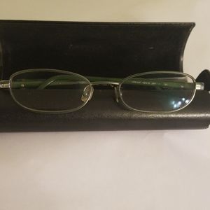 prada glasses green frame
